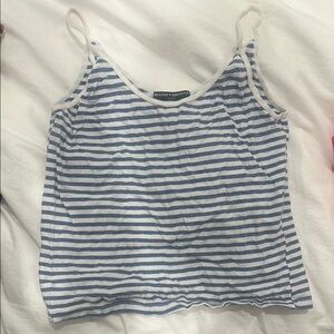 Brandy Melville Blue Striped Women's Top